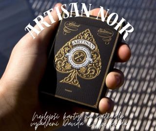 🔥 KARTY, KTERÉ VÁS OČARUJÍ NA PRVNÍ POHLED 🔥 Artisan Noir – karty na poker, které jsou mistrovským dílem řemesla....